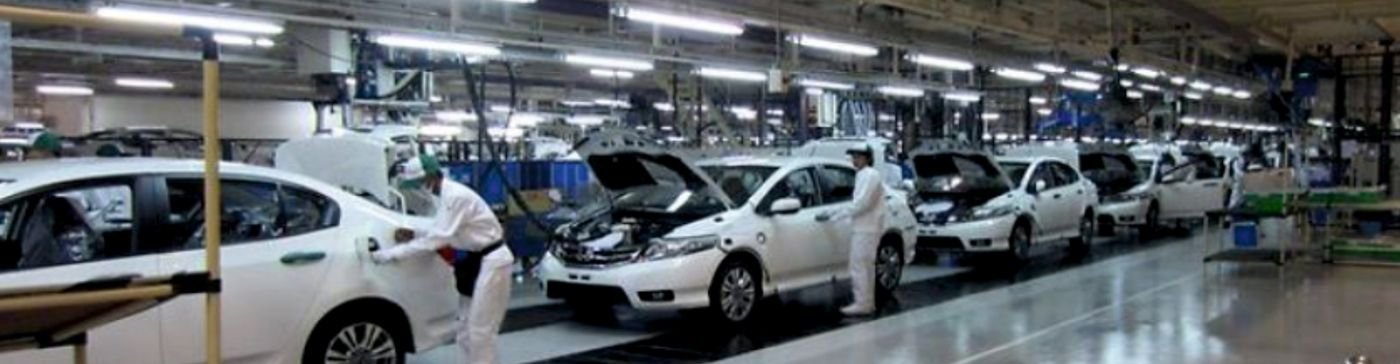 Factory floor being cleaned
